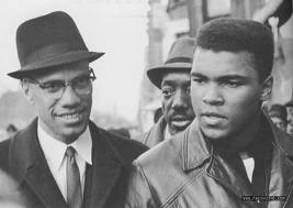 Malcolm X with Muhammad Ali Cassius Clay
